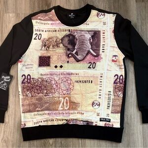 NEW! Publik Trust Golden Eye Elephant Sweater-Men’s XL